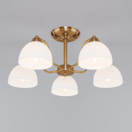 Люстры на штанге — Люстра на штанге Eurosvet 30172/5 античная бронза купить в 