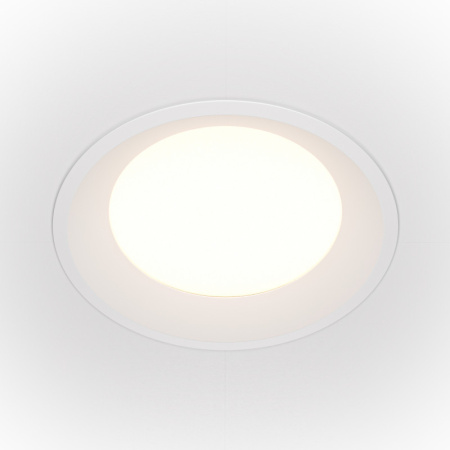 Влагозащищенные точечные светильники — Влагозащищенный светильник Maytoni Technical DL055-24W4K-W купить в 