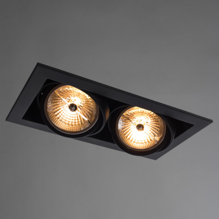 Встраиваемые точечные светильники — Встраиваемый светильник ARTE Lamp A5935PL-2BK купить в  Встраиваемые точечные светильники — Встраиваемый светильник ARTE Lamp A5935PL-2BK купить в