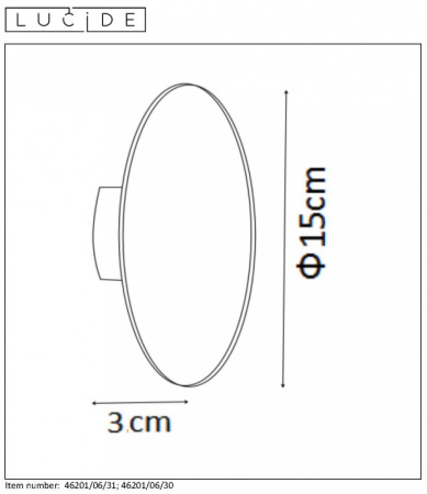Настенные бра — Бра LUCIDE 46201/06/31 купить в  Настенные бра — Бра LUCIDE 46201/06/31 купить в