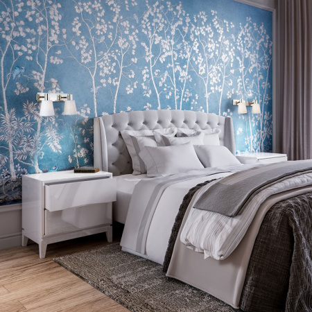 Настенные бра — Бра Eurosvet 20080/2 хром/голубой купить в 