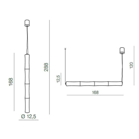 Подвесные светильники — Подвесной светильник Azzardo Bamboo 4 pendant AZ1902 купить в 