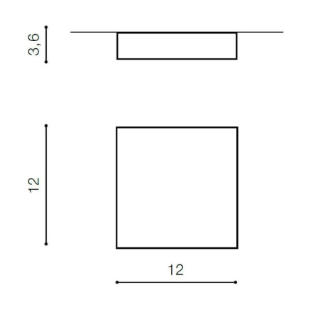 Накладные светильники — Накладной светильник Azzardo Falco 12 3000K AZ2782 купить в 