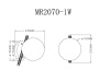 Настенные бра — Бра MyFar MR2070-1W купить в 