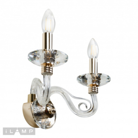 Настенные бра — Бра iLamp W2328-2 GD купить в 