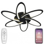 Люстры накладные — Накладная люстра Natali Kovaltseva HIGH-TECH LED LAMPS 82008 BLACK купить в  Люстры накладные — Накладная люстра Natali Kovaltseva HIGH-TECH LED LAMPS 82008 BLACK купить в