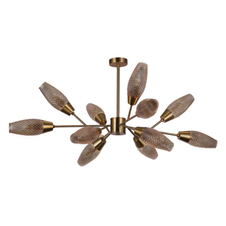 Люстры на штанге — Потолочная люстра Escada Desire 10165/12PL Copper купить в 