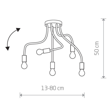 Люстры накладные — Накладная люстра Nowodvorski 9772 купить в 