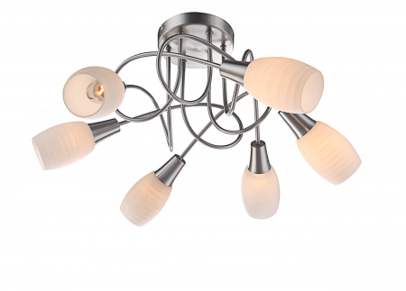 Люстры накладные — Накладная люстра Globo 54983-6D купить в 