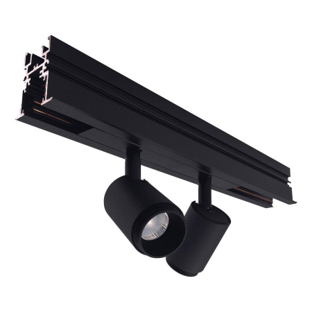 Трековые светильники — Трековый светодиодный светильник Elvan PJ-2002-2x6W-WW-BK купить в  Трековые светильники — Трековый светодиодный светильник Elvan PJ-2002-2x6W-WW-BK купить в