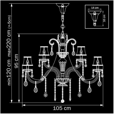 Потолочные люстры — Подвесная люстра Osgona Nativo 715187 купить в 
