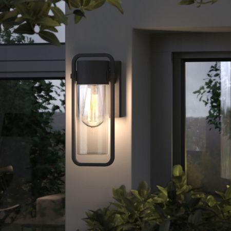 Уличные настенные светильники — Светильник настенный Elektrostandard Lab черный (35001/D) купить в 