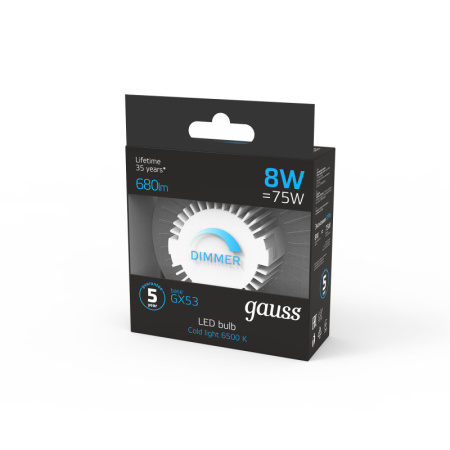 Светодиодные лампы — Светодиодная лампа Gauss 108408308-D купить в 