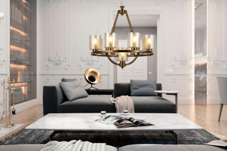 Люстры подвесные — Подвесная люстра Lumina Deco LDP 1220-9 MD купить в 