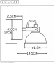 Настенные бра — Бра LUCIDE 45273/01/97 купить в 