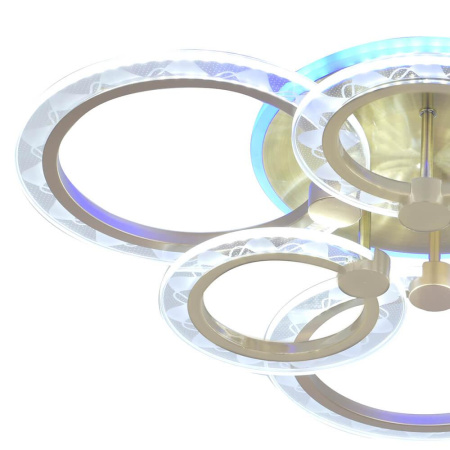 Потолочные люстры — Потолочная люстра Seven Fires Talek SF7054/7C-SGD-RGB купить в 