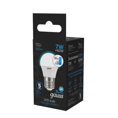 Светодиодные лампы — Светодиодная лампа Gauss 105102307-S купить в 