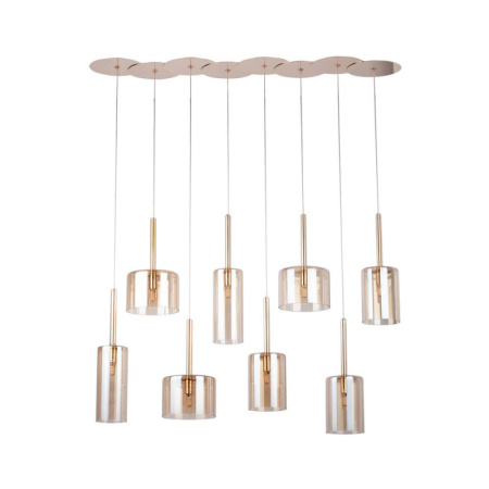 Люстры каскадные — Каскадная люстра AM Group AM355-8AMBER купить в 