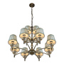Люстры подвесные — Подвесная люстра iLamp Olivia 82336/8+4 CR купить в 