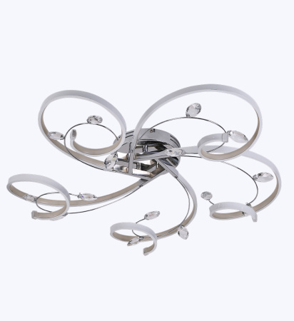 Потолочные люстры — 6309/5 хром с белым купить в 