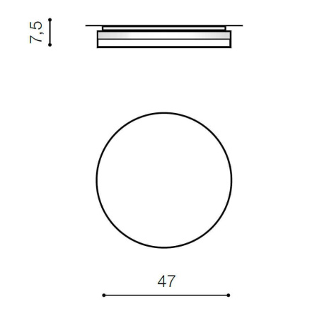 Накладные светильники — Накладной светильник Azzardo Sona 47 CCT AZ2762 купить в 