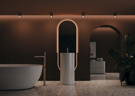 Накладные точечные светильники — Накладной светильник Maytoni Technical C012CL-01B купить в 