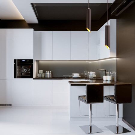 Подвесные светильники — Подвесной светильник Elektrostandard 7011 MR16 BK/GD черный/золото купить в 