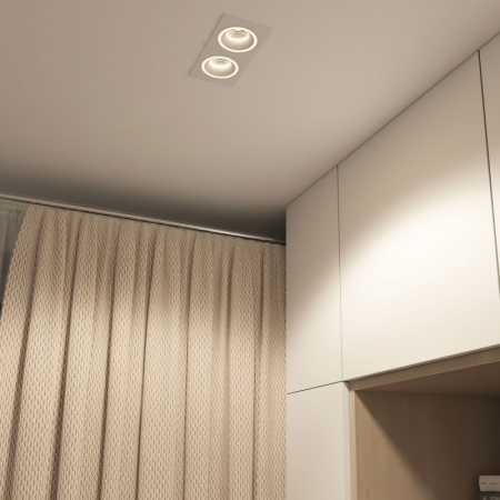 Встраиваемые точечные светильники — Встраиваемый светильник Denkirs DK2062-WH купить в 