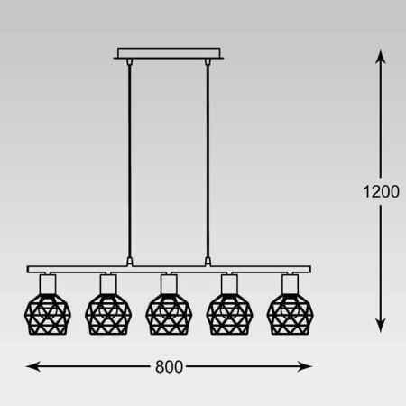 Подвесные светильники — Подвесной светильник Zumaline Martin L171207-5 купить в 