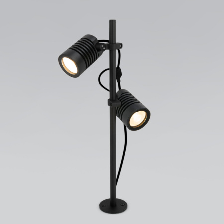 Низкие уличные фонари — Садово-парковый светильник Elektrostandard Landscape/2 черный (041 FL LED) купить в 