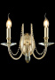Настенные бра — Бра Crystal Lux VICTORIA AP2 GOLD/AMBER купить в 