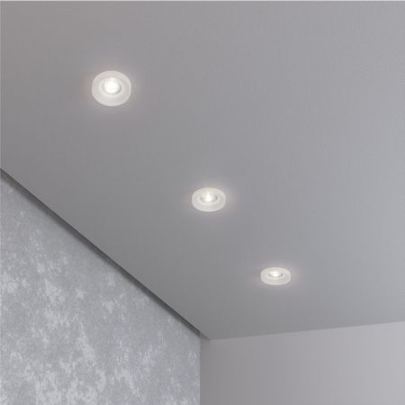 Встраиваемые точечные светильники — Встраиваемый светильник Elektrostandard 15268/LED 3W CL прозрачный купить в 