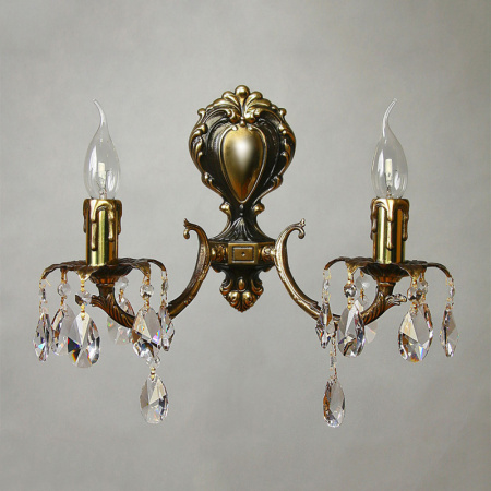 Настенные бра — Бра AMBIENTE by BRIZZI 2226/2 PB Tear Drop купить в 