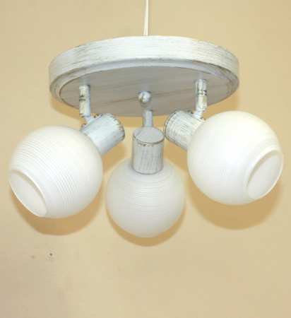 Споты — 26352/3R белый с золотом купить в 