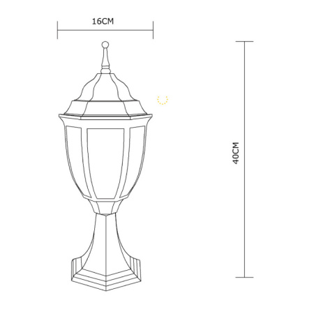 Низкие уличные фонари — Садово-парковый светильник ARTE Lamp A3151FN-1WG купить в  Низкие уличные фонари — Садово-парковый светильник ARTE Lamp A3151FN-1WG купить в