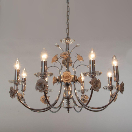 Люстры подвесные — Подвесная люстра Abrasax Annika 2031/8(chrome) купить в 