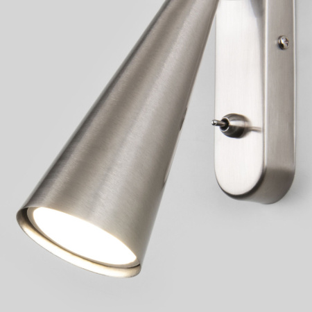 Споты — Спот Elektrostandard Horn GU10 SW сатинированный никель (MRL 1010) купить в 