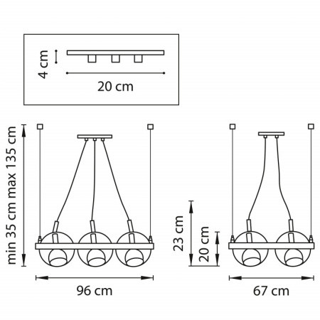 Люстры подвесные — Подвесная люстра Lightstar 803161 купить в 