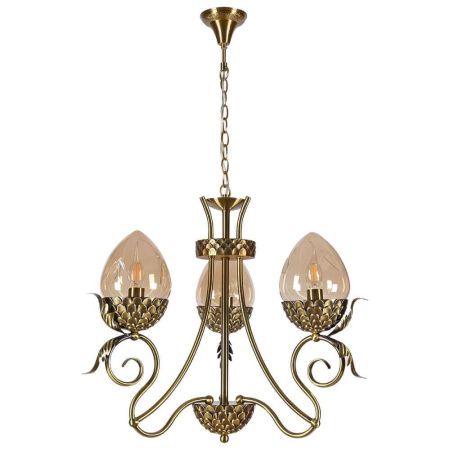 Люстры подвесные — Подвесная люстра Lumien Hall Оливи 3304/3H-ABPAB-AM купить в 