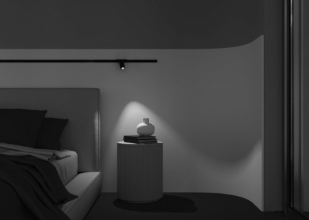 Трековые светильники — Светильник на шине Maytoni Technical TR103-1-12W3K-M-B купить в 