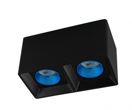 Накладные точечные светильники — Накладной светильник Denkirs DK3085-BK+CY купить в 