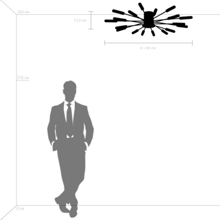 Люстры накладные — Накладная люстра Lightstar 732187 купить в 