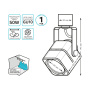 Трековые светильники — Светильник на шине Gauss TR009 купить в  Трековые светильники — Светильник на шине Gauss TR009 купить в