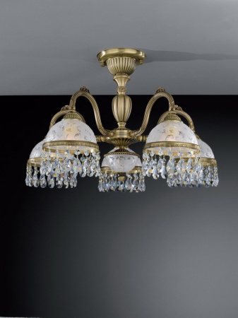 Люстры на штанге — Люстра на штанге Reccagni Angelo PL 6220/5 купить в  Люстры на штанге — Люстра на штанге Reccagni Angelo PL 6220/5 купить в