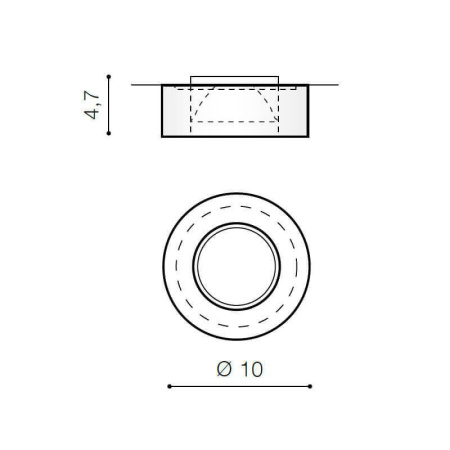 Cветильники потолочные встраиваемые — Встраиваемый светильник Azzardo Vektor Round AZ1494 купить в 