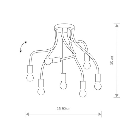 Люстры накладные — Накладная люстра Nowodvorski 9273 купить в 