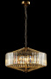 Люстры подвесные — Подвесная люстра Crystal Lux FIESTA SP5 BRASS/TRANSPARENTE купить в 