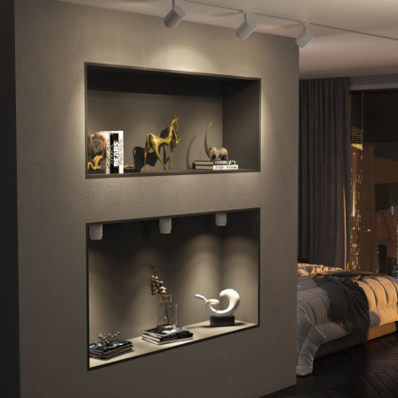 Накладные светильники — Накладной светильник Elektrostandard Cors 10W (25032/LED) белый купить в 