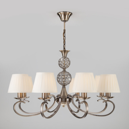 Люстры подвесные — Подвесная люстра Eurosvet 60089/8 античная бронза купить в 