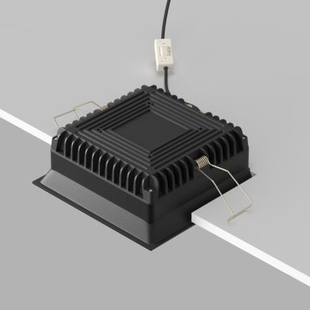 Влагозащищенные точечные светильники — Влагозащищенный светильник Maytoni Technical DL056-18W3-4-6K-B купить в 